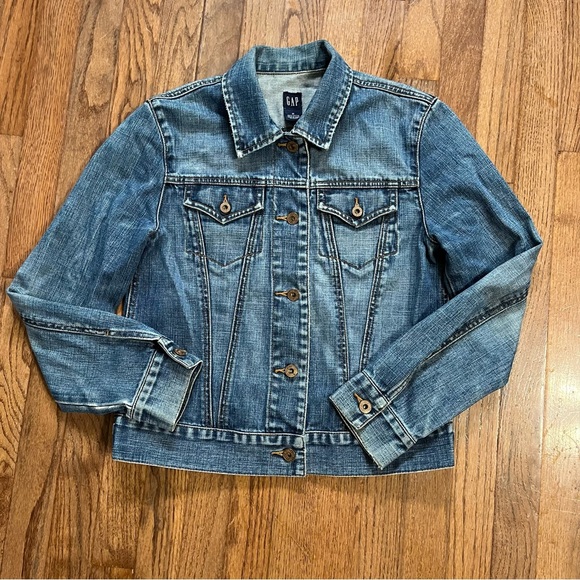 GAP Classic Indigo Denim Jeans Jacket - Picture 1 of 9